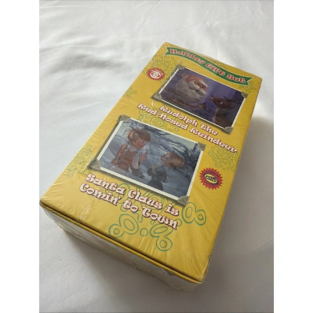 Brand New Rudolph The Red Nosed Reindeer/Santa Claus Is Coming 2Town-Holiday VHS